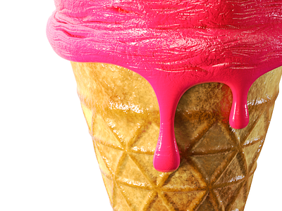 Ice Cream 3d cgi cinema 4d food ice cream photorealistic