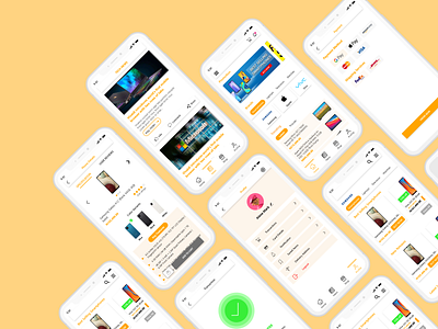 Gadgets-Shop Mobile App adobe xd design mobile ui ux