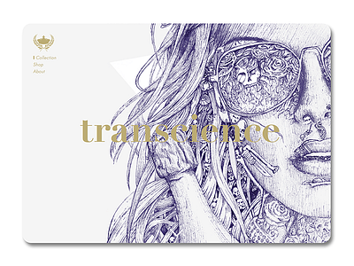 Hero image x E-commerce branding contrast e commerce fashion illustration followers gold hero image luxury shop start page thanksgiving transcience