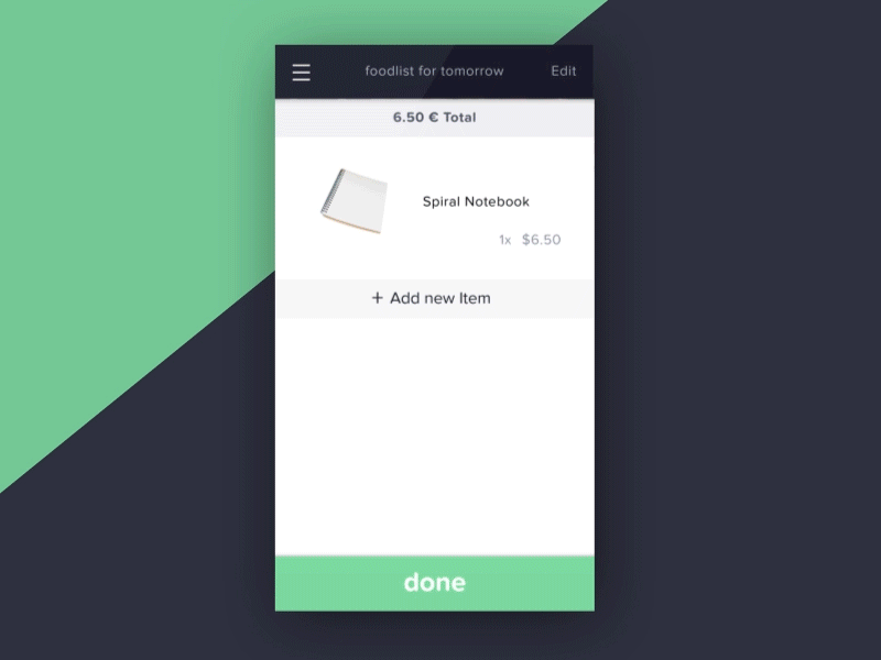 Grocery Delivery Shopping List Concept daily ui dailyui food grocery delivery information architecture instacart screenflow ui ui daily uidaily ux