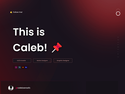 This is Caleb! animation app branding design graphic design icon illustration logo typography ui ux vector