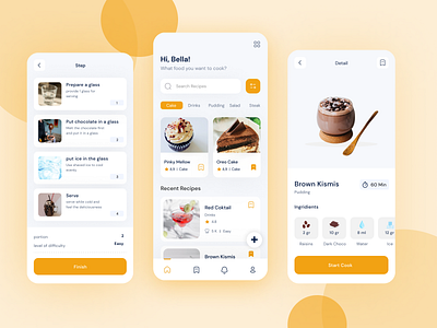 Recipe App app mobile recipeapp uiux