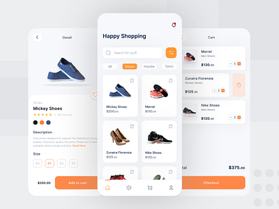 Shoes App Design Concept