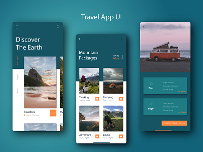 Travel App UI