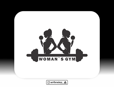 LOGO WOMAN'S GYM 3d animation boston branding dallas design fitness graphic design graphics illustration logo logo design logo logo logos monogram monogram logo motion graphics new york nyc ui