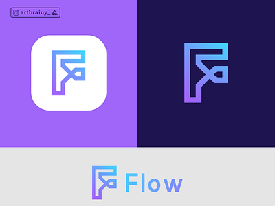 F Flow Logo Icon