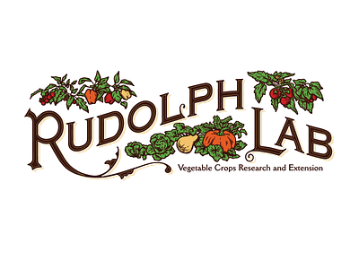 Rudolph Lab agriculture design food illustration kentucky lettering retro vegetables