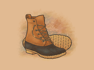 Bean Boots boots clothes clothing illustration outdoors shoes
