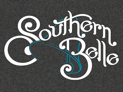 Southern Belle kentucky lettering south southern belle tee shirt