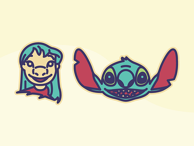 Tiki Icons: Lilo & Stitch