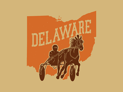 Delaware, Ohio delaware harness racing horse horse racing horses ohio vector