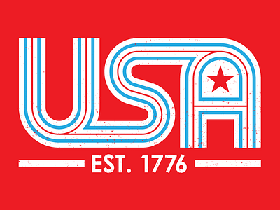 70's USA 70s america lettering usa vector vintage