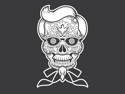 Colonel Sanders Sugar Skull