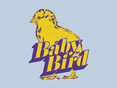 Baby Bird bird chick chicken kentucky retro vector