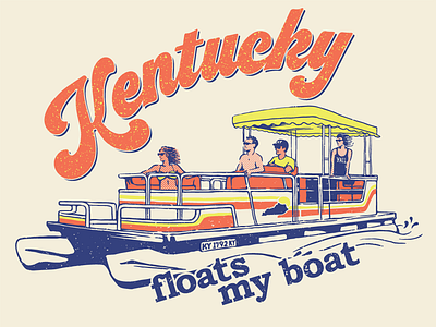 Kentucky Floats My Boat boat kentucky lake pontoon summer