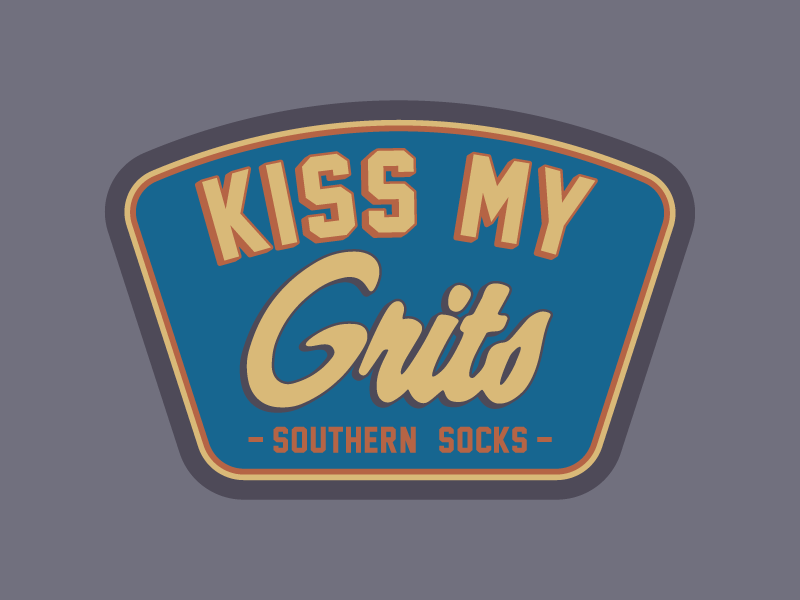 Kiss My Grits by Rachael Sinclair on Dribbble
