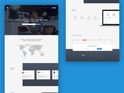 FanUP - social media analytics design media modern social ui ux web