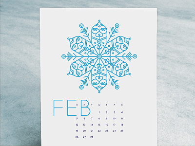 February 2017 calendar february month snow snowflake symmetry winter
