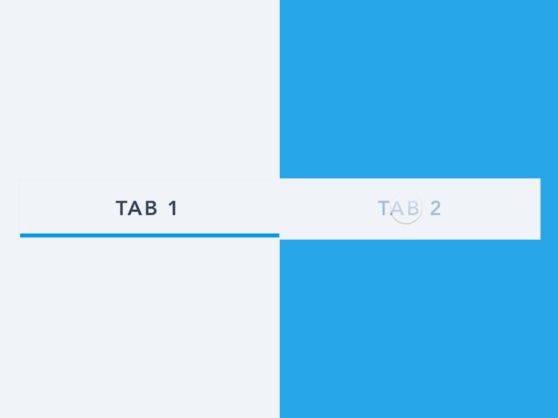 Tab navigation - interaction