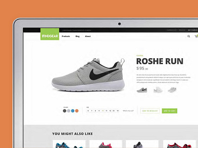 Product Page filter page product shoe