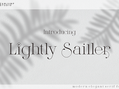 Lighly Sailler Modern Serif stylish