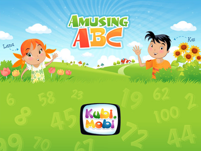AmusingABC numbers game animation app cartoon children game ipad
