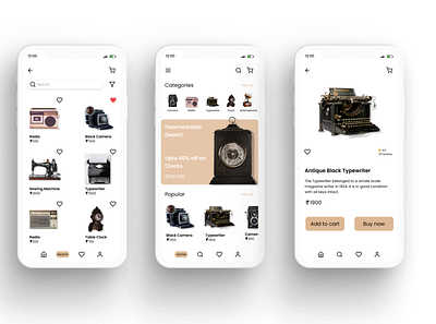 E-commerce app app casestudy design ecommerce flea market mobile app online shopping ui ux