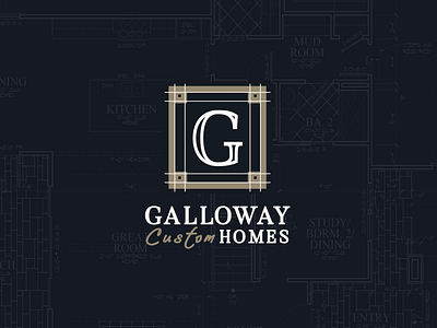 Builder Group Logo & Pattern blueprint blueprints branding builder g greenville homes logo luxury pattern patterns typography