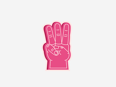 3 dribbble invites 2018 design draft dribbble foam finger foamfinger icon iconography invitations invites newbie player