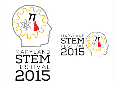 Maryland STEM Festival Logo & Brand brand brand design branding logo logo design maryland stem festival md stem stem