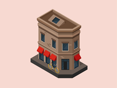 Isometric house illustration isometry