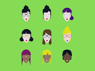 Hipster Chick Personas cool hair investment persona