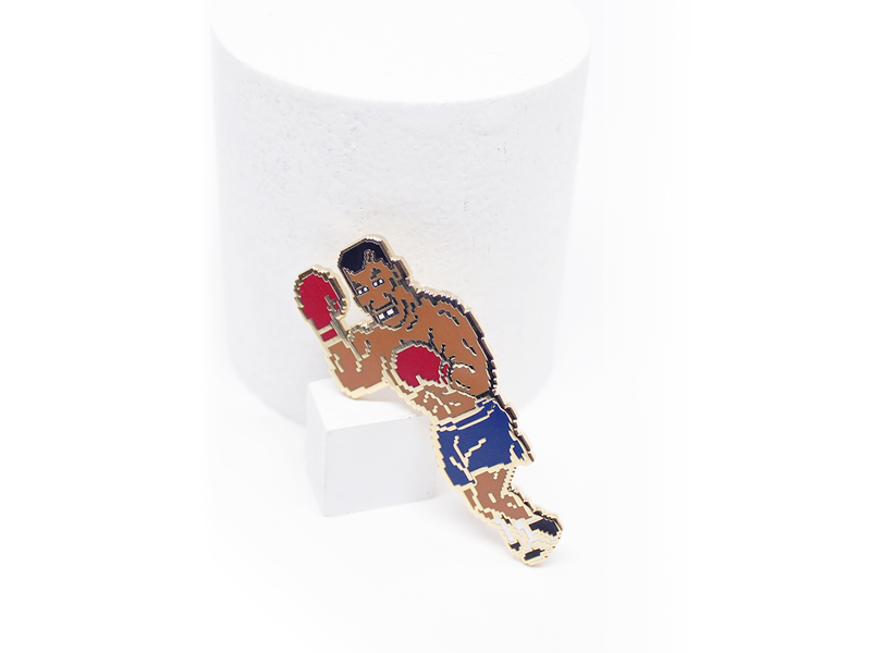 K.O. Kid Classic 90s tyson nintendo lapel pin