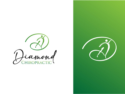 Diamond Chiropractic branding graphic design logo