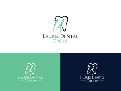 Laurel Dental Group animation branding design graphic design illustration logo logo design motion graphics ui vector