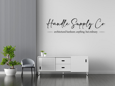 Handle Supply Co 3d aesthetic furniture animation banners branding creative logo design furniture graphic design illustration logo logo design minimalist logo modern logo motion graphics ui vector