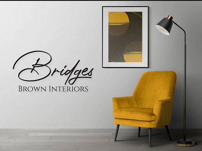Bridges Brown Interiors animation branding creative logo design furniture graphic design illustration logo logo design minimalist logo modern motion graphics ui vector