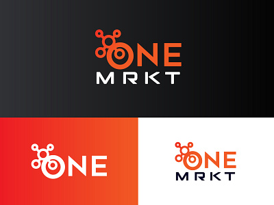 ONE MRKT 3d animation branding design finance logo graphic design illustration logo logo design marketing logo minimalist modern logo motion graphics ui vector