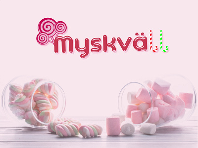 MYSKVALL animation branding design graphic design illustration logo logo design minimalist logo candy logo modern logo motion graphics sweet logo ui vector