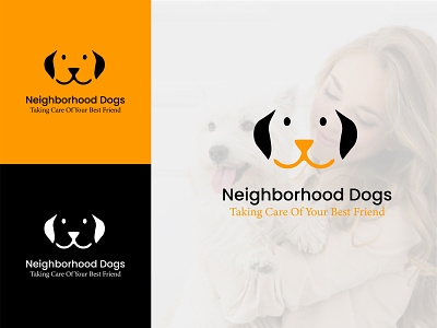 NEIGHBORHOOD DOGS animation branding design dog care logo dogs logo graphic design illustration logo logo design minimalist logo modern logo motion graphics paw logo pet care pets logo ui vector