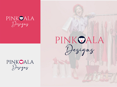 PINK KOALA DESIGNS animation boutique logo branding clothing logo design fashion logo graphic design illustration logo logo design luxury logo minimalist logo modern logo motion graphics ui vector