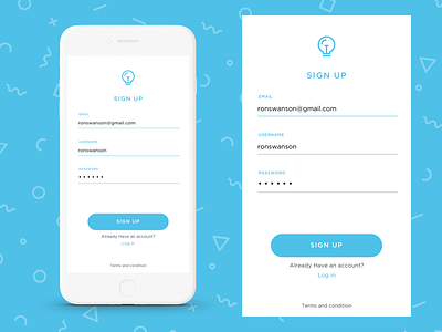 DailyUI #01 - Sign Up