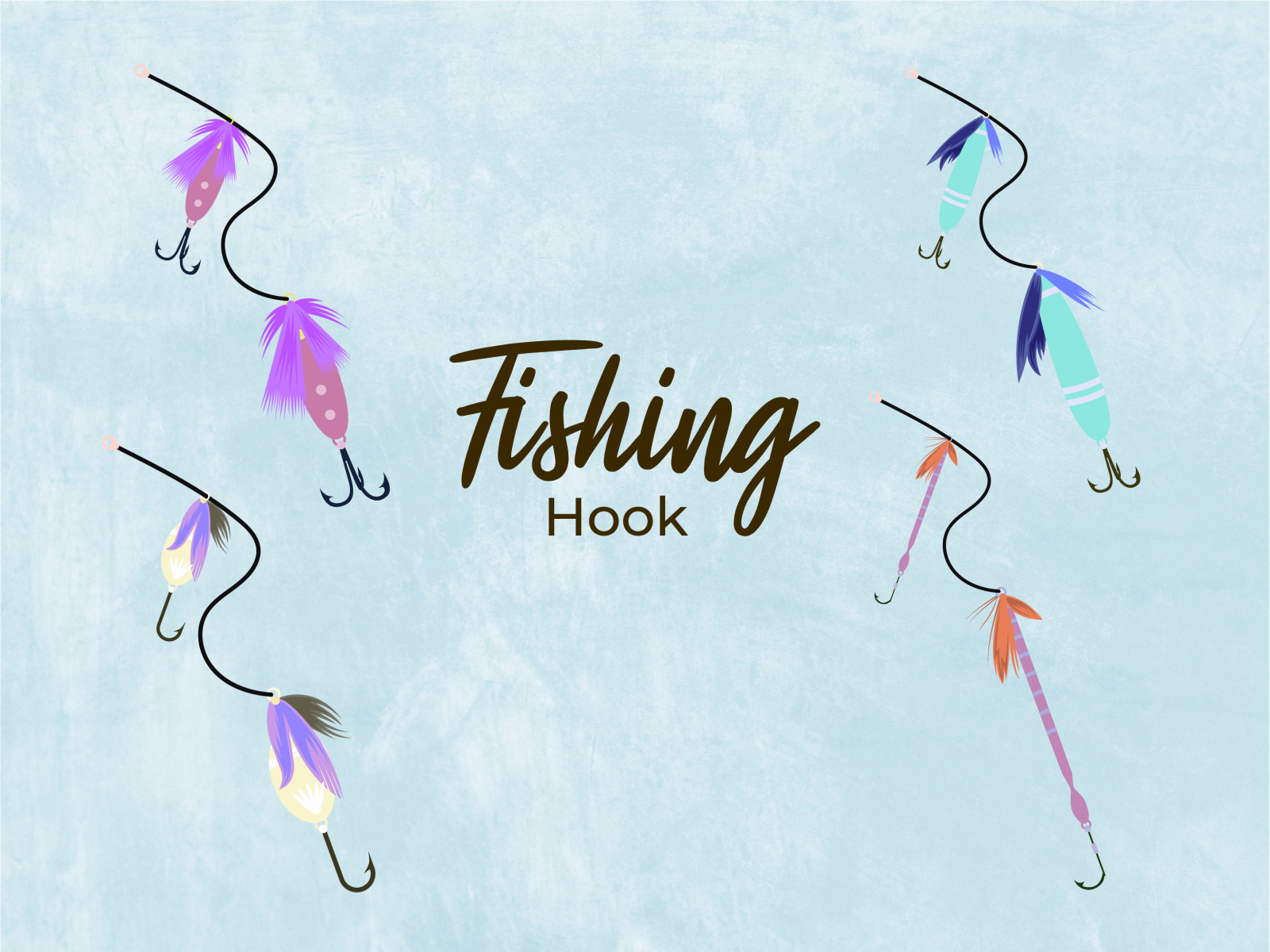 Fishing Hook Graphic Design by Krookio Studio on Dribbble