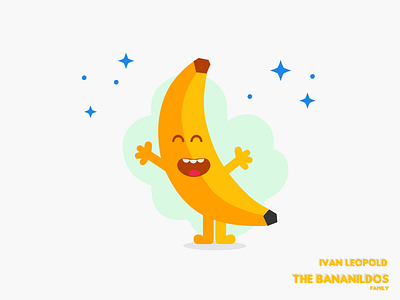 The Bananildos Family 2d adobe ae ai animation art banana brazil cartoon character cs design dribbble illustration new ui vector