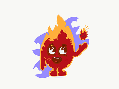 Fire / Leopoldo 2d adobe ae ai animation art banana brazil cartoon character color cs design dribbble fire illustration logo new ui vector