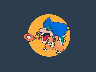 Ludwing von's (Koopa) physiognomy in the 1990s. Nintendo. adobe art brazil cartoon character design dribbble illustration ludwingvon mario mario bros mario kart mariobros new nintendo supermario vector