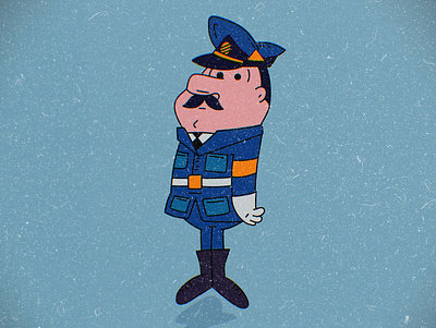 Guard Zé / Leopoldo 50s cartoon cartoons doodle dribbbles guard hanna barbera hanna barbera