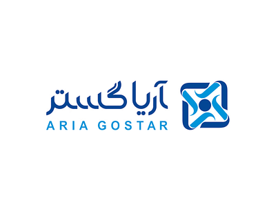 Logo and logotype of Aria Gostar Company branding design graphic design icon illustration logo mohammad mohammadsafari typography vector