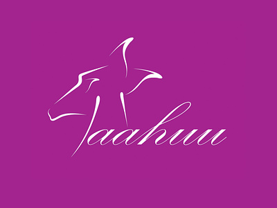 logo Beauty salon aahuu branding design graphic design illustration logo mohammad typography vector