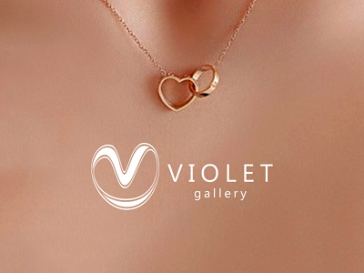 Violet Gallery trademark branding design graphic design illustration logo mohammad typography ux vector